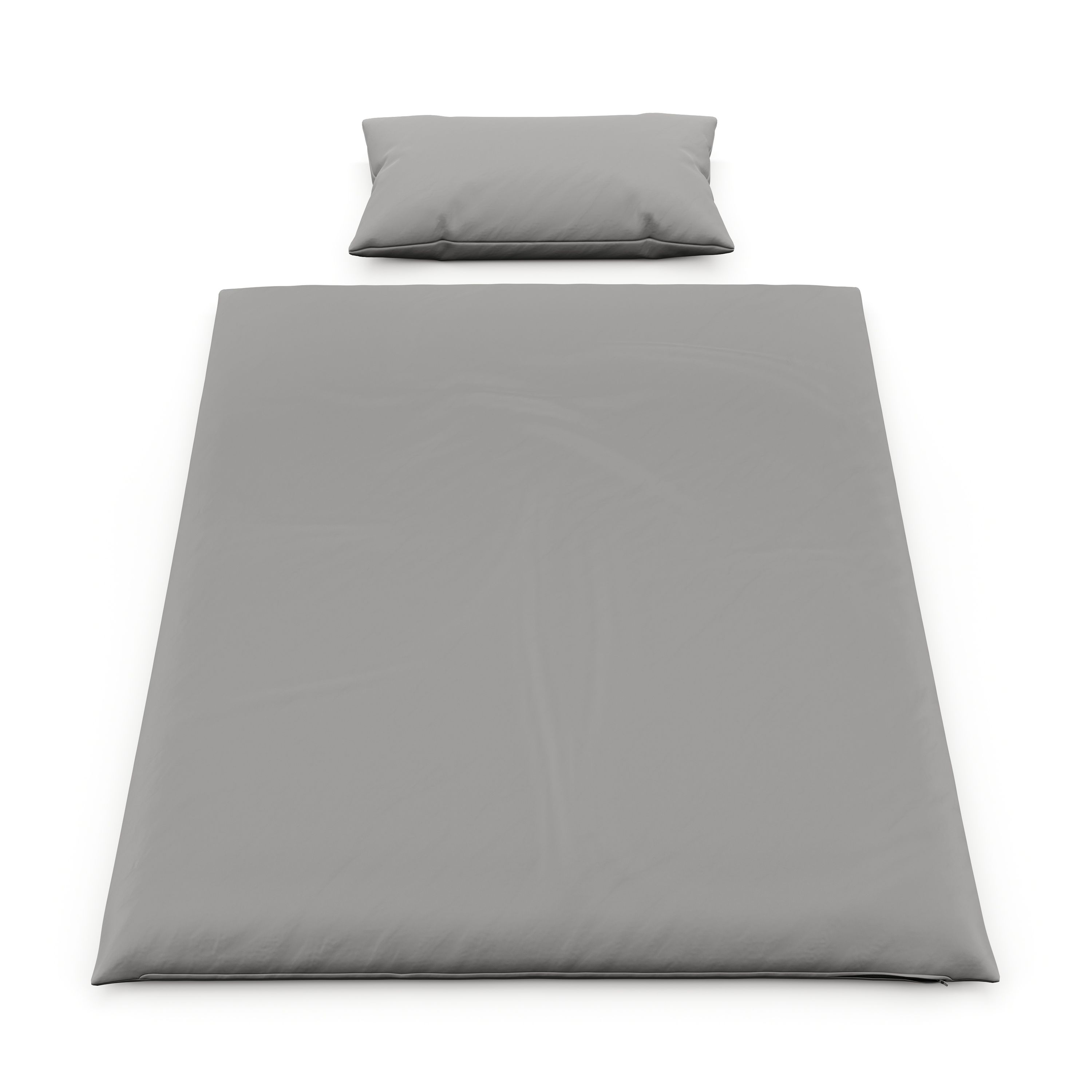 Bettwäsche Set 65 x 100 cm + 160 x 210 cm anthrazit