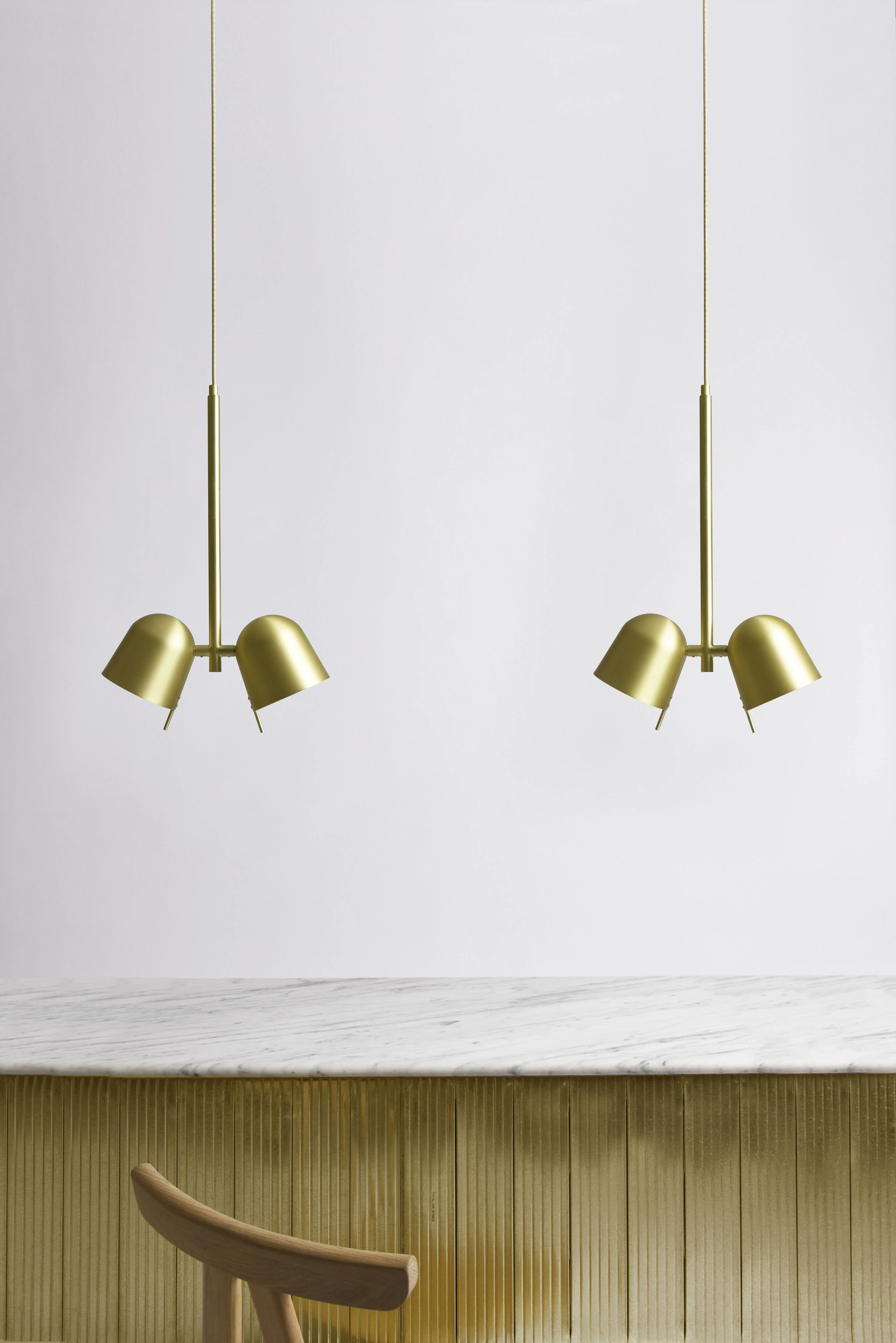 HO - Suspension métal | Doré