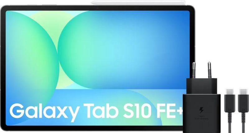 Samsung Galaxy Tab S10 FE Plus 13,1 inch 128GB Wifi Grijs + Oplaadpakket