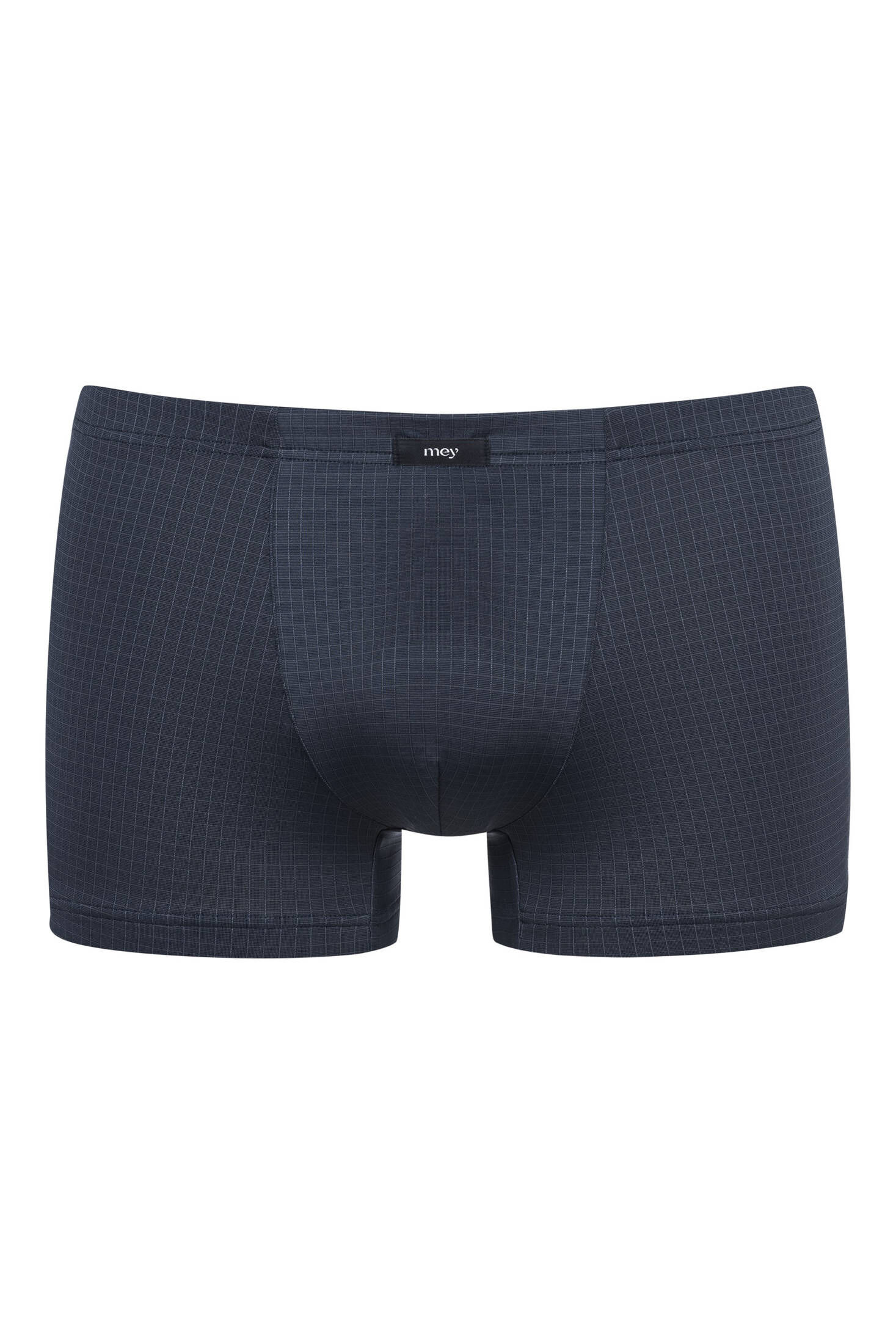 mey| Herren Shorty Serie Blue Check