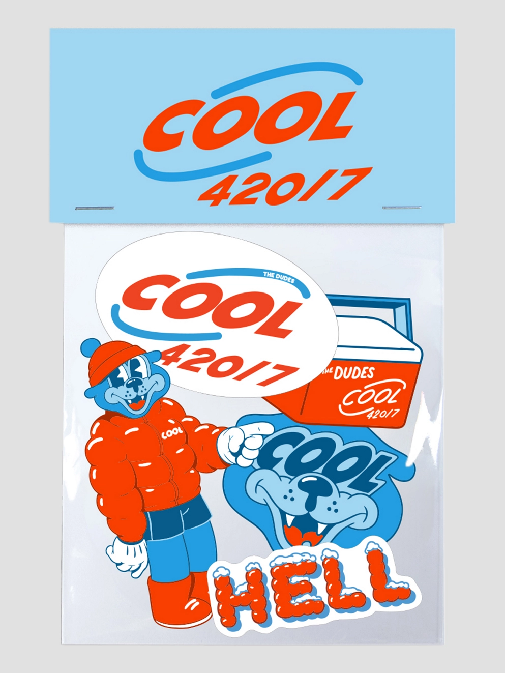 The Dudes Set 1 Sticker multicolor