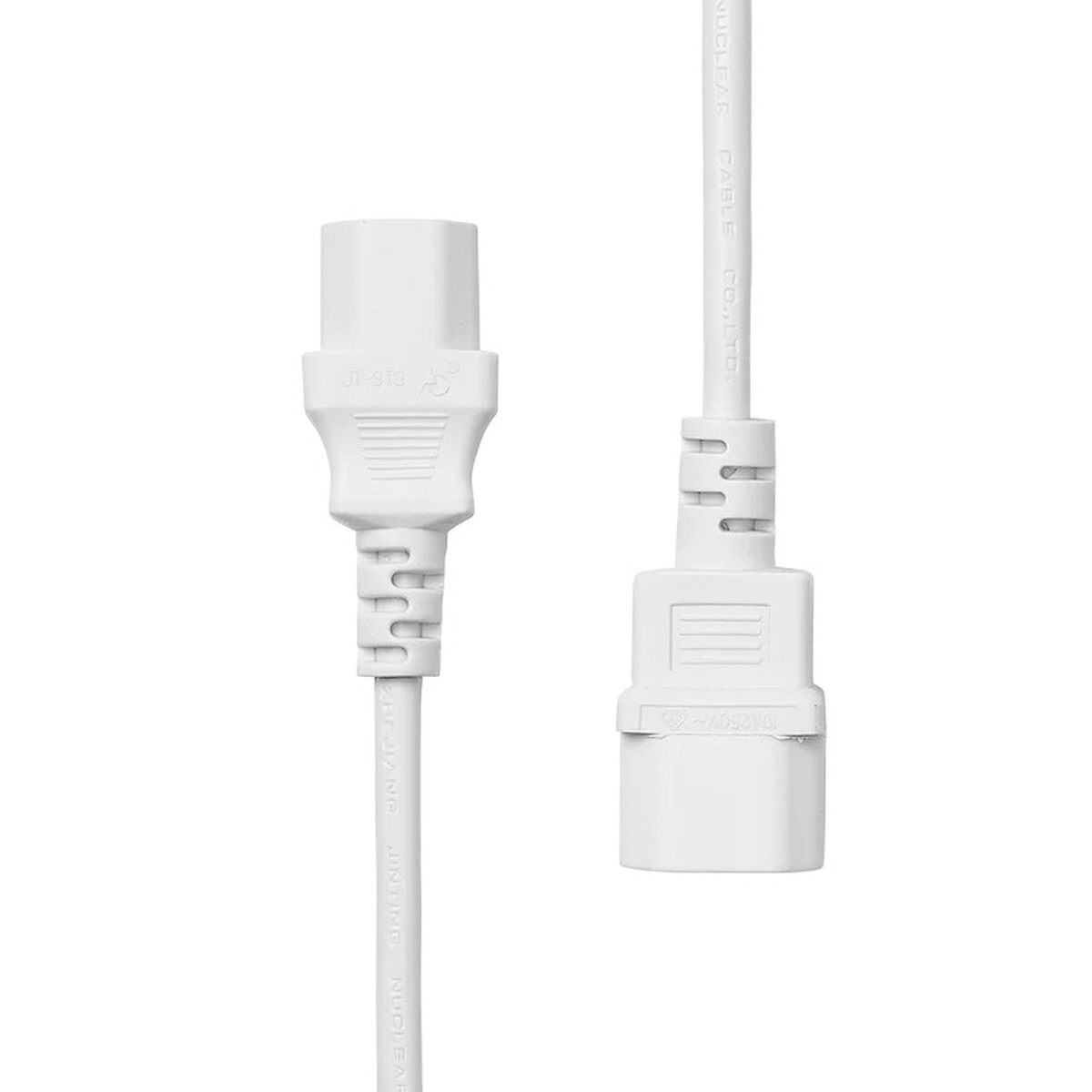 ProXtend Cordon secteur IEC C13 vers IEC C14 - Blanc - 3 m