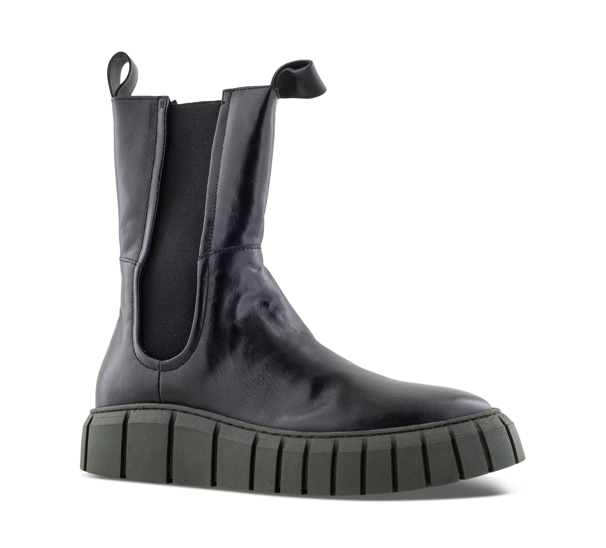 1874 by Walder Chelsea Boots schwarz