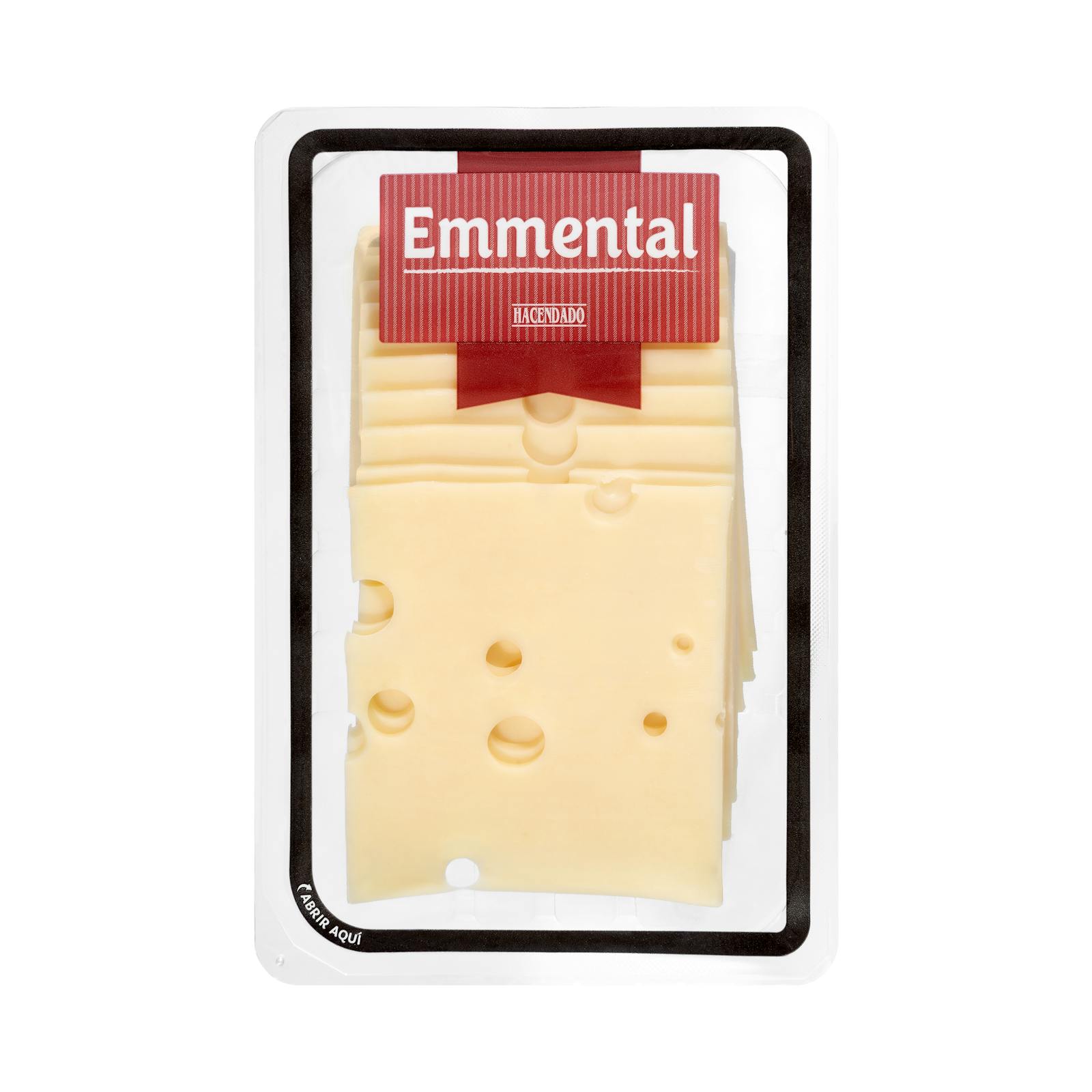 Tranches d'Emmental de vache Hacendado