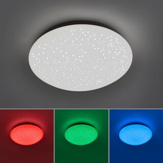 LED-Deckenleuchte Skyler 25cm weiß