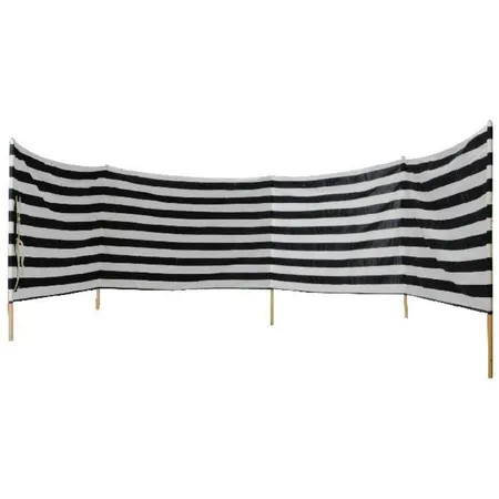 Idena Windschutz mit 5 Holzstäben, ca. 5m x 80cm, sortiert