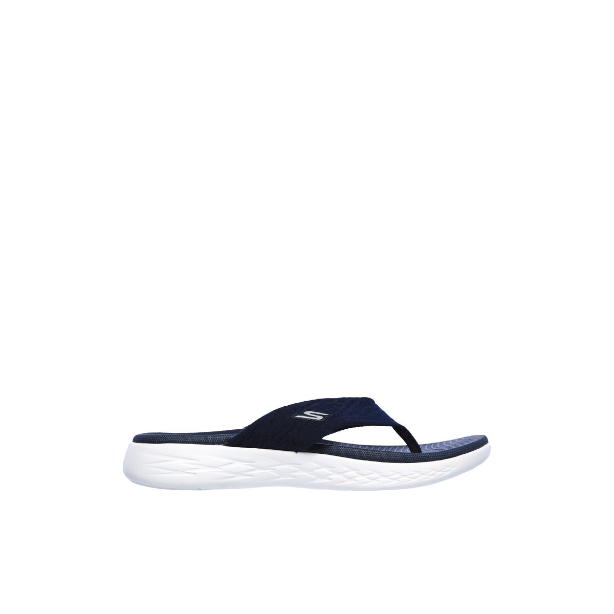 2X les points-Otg_600sunny-Tongs sandales - Talon plat - Marine