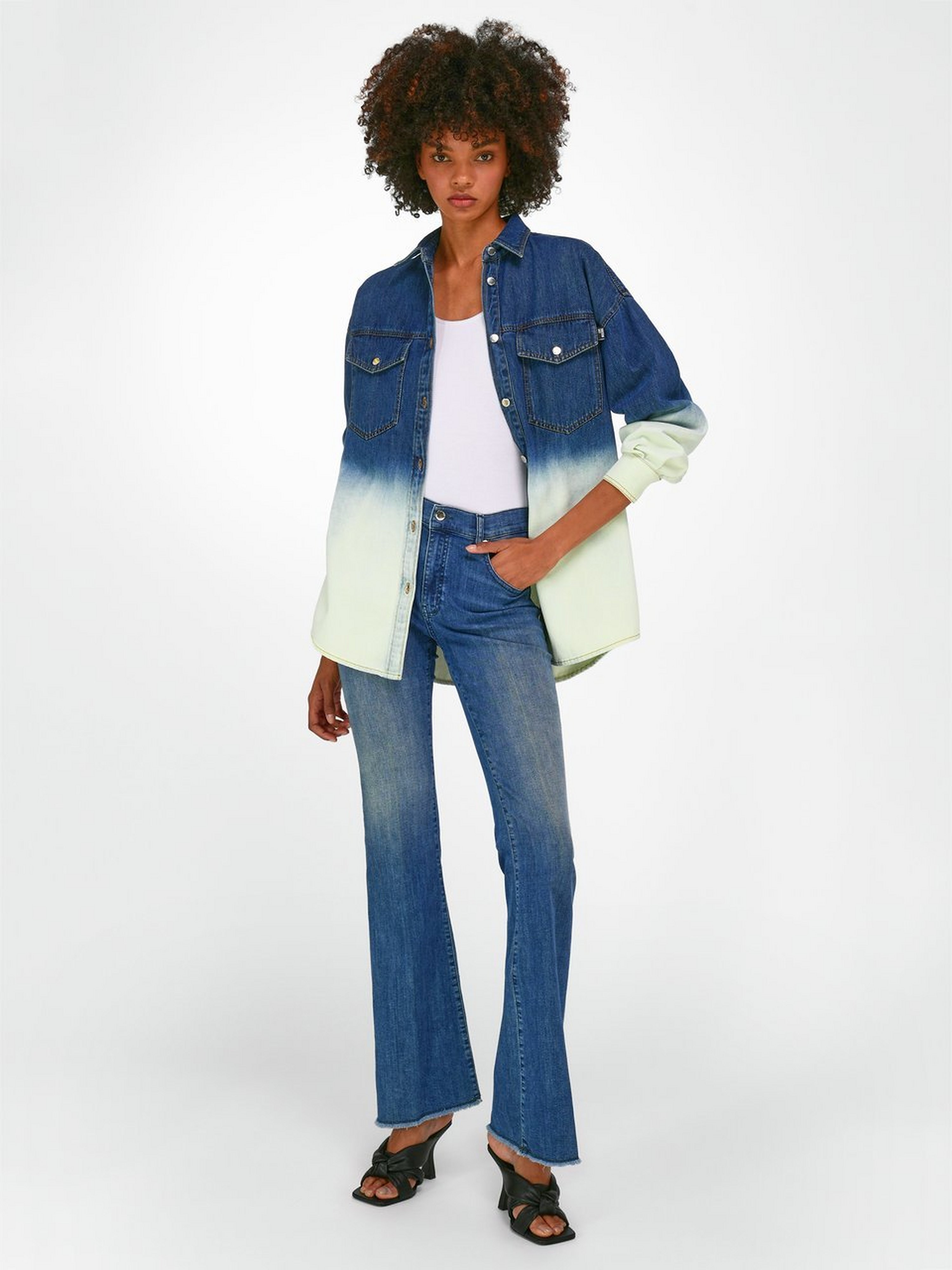 Jeansbluse