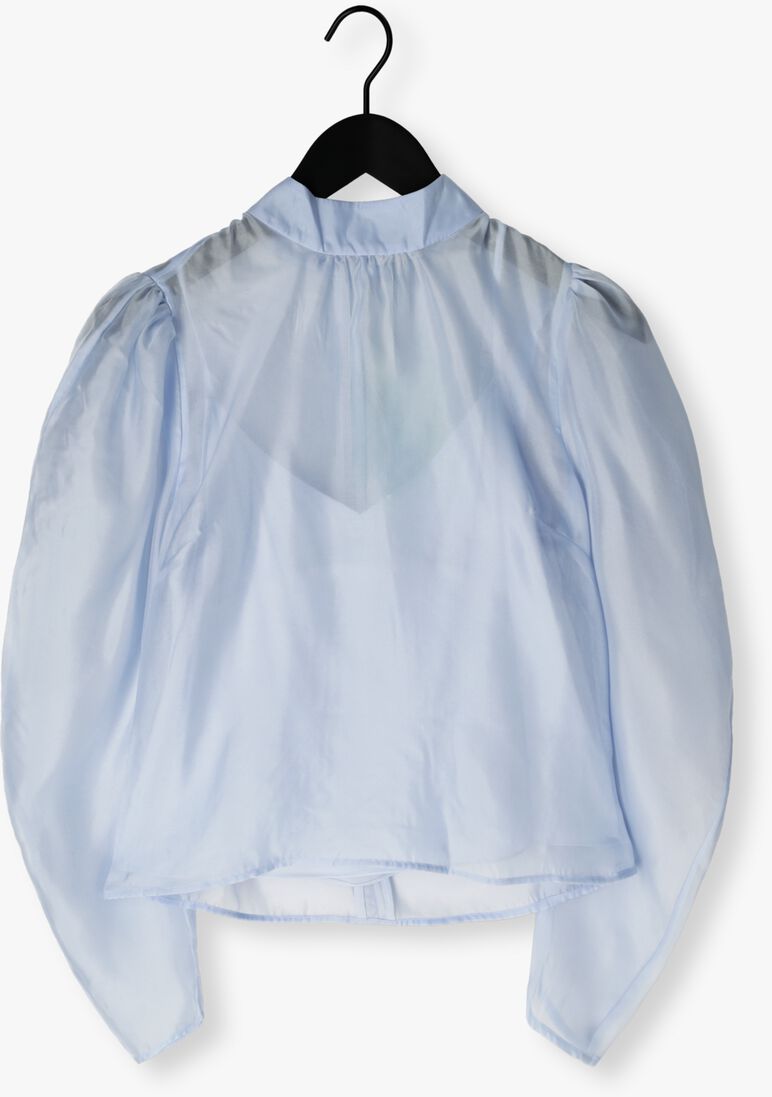 blauwe dante6 blouses ocean puffy sleeve top