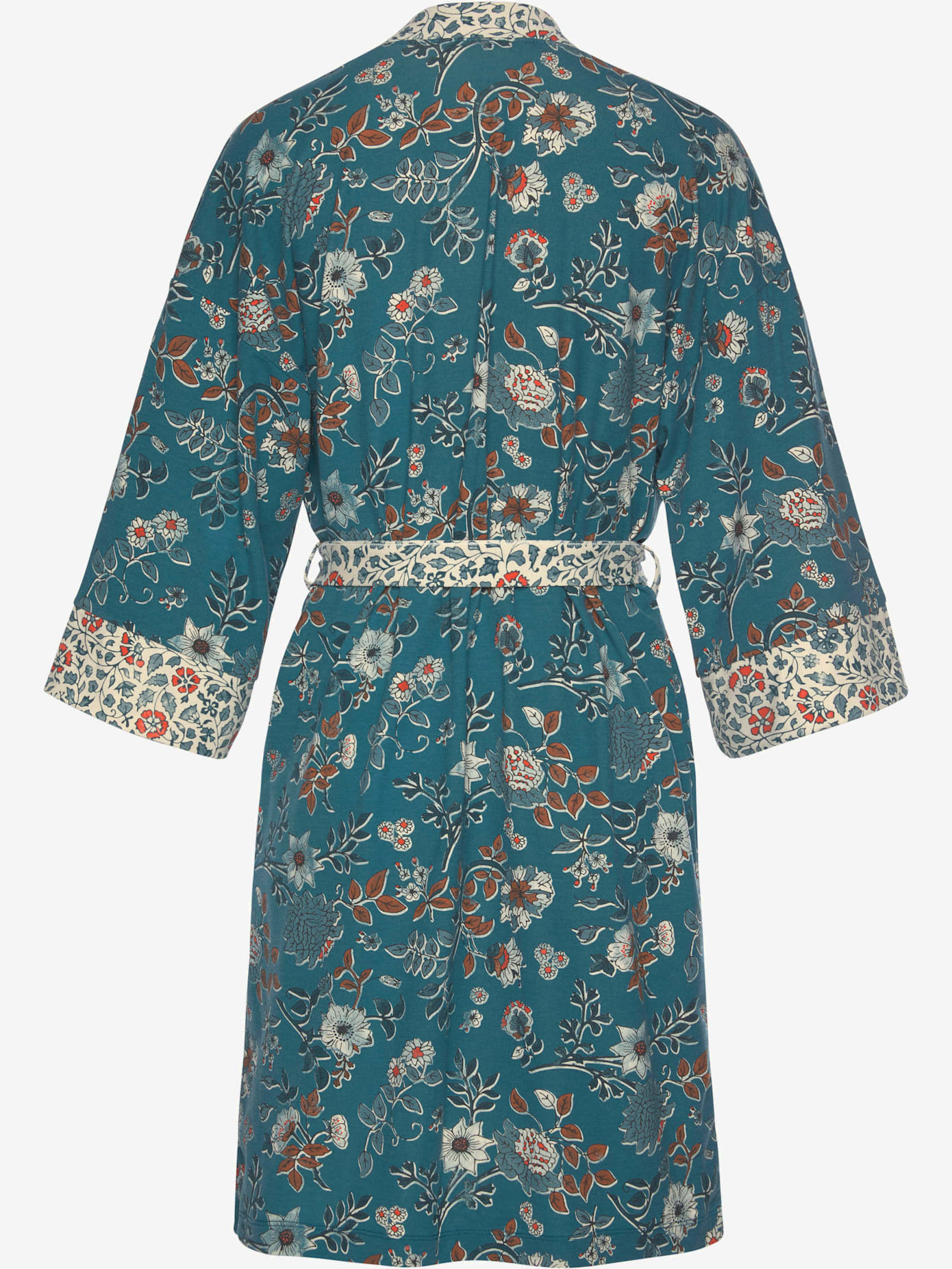 Kimono  peignoir fantaisie avec imprimé floral