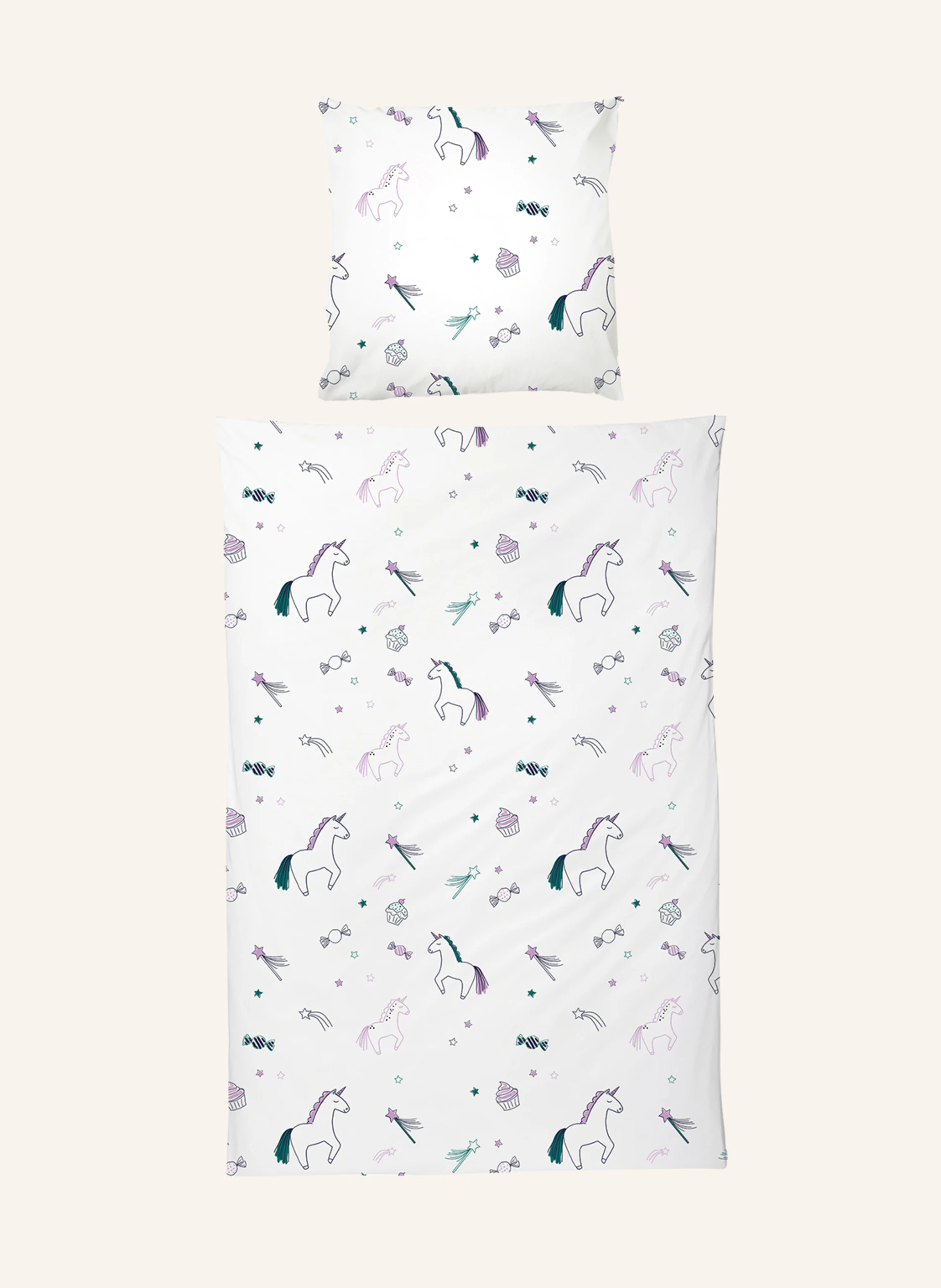 KATHA Covers Bettwäsche EINHORN