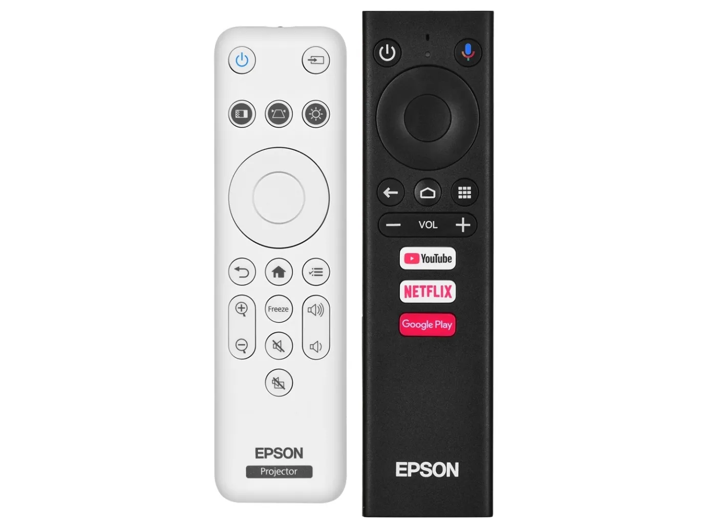 Epson CO-FH02 - 3LCD-projektor - bærbar - 3000 lumen (hvid) - 3000 lumen (farve) - Full HD (1920 x 1080) - 16:9 - 1080p - sort/hvid - Android TV
