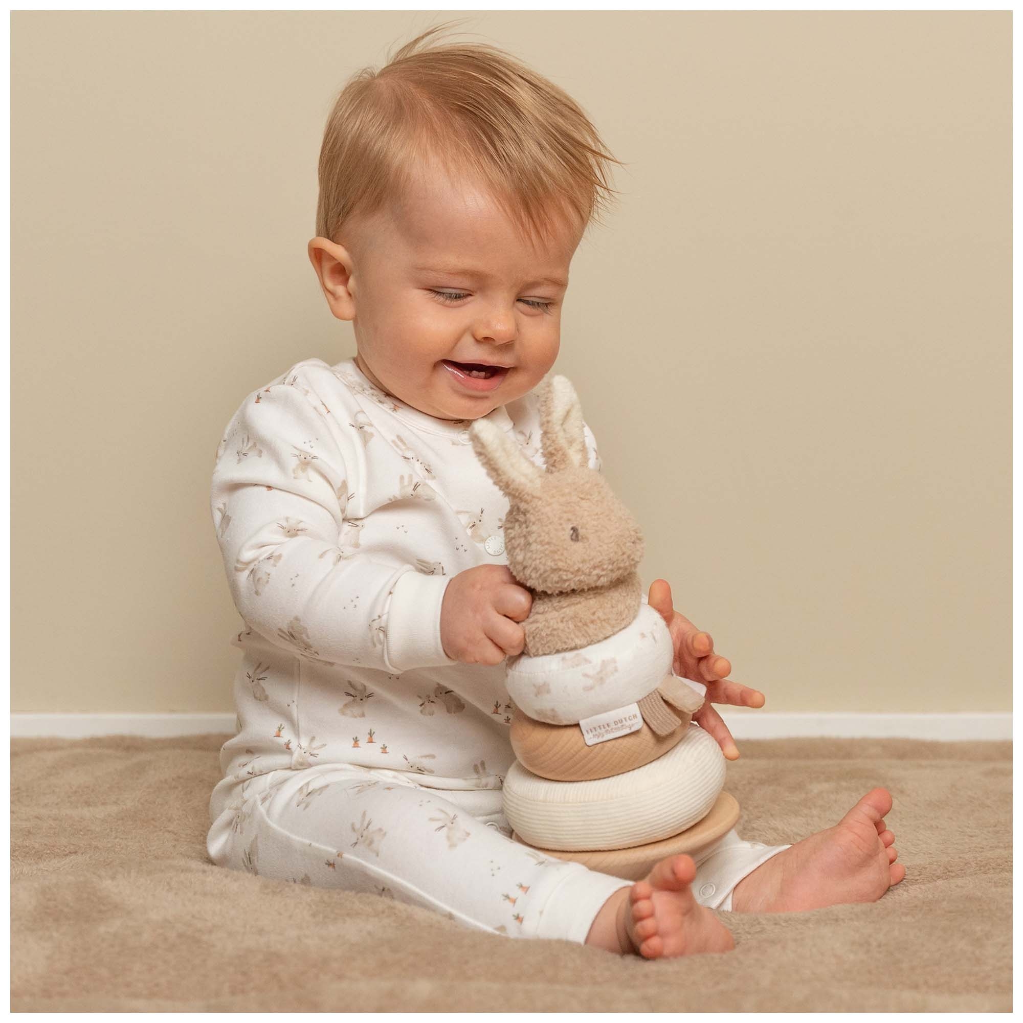Little Dutch Baby Bunny Stapel-tuimelaar beige
