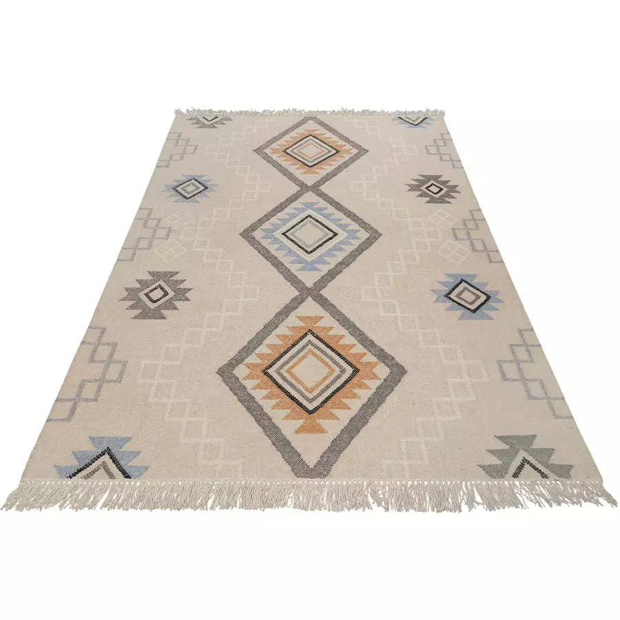 Green Looop Handweb-Teppich Jong beige
