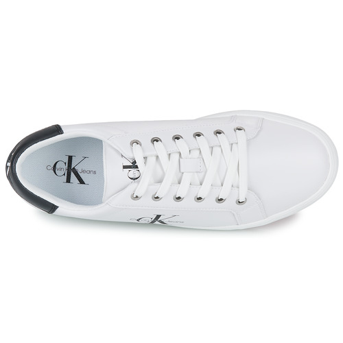 Calvin Klein Jeans - CLASSIC CUPSOLE LACEUP LOW LTH - Blanc