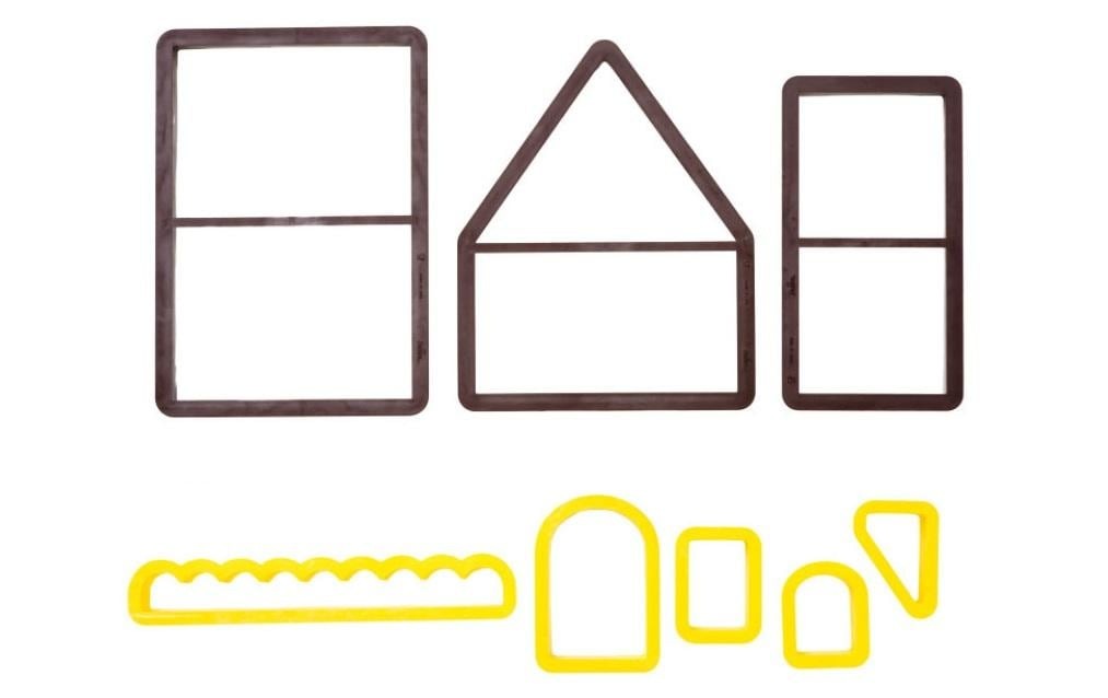 Ausstechform »Decora Lebkuchenhaus 8-teilig« Kunststoff 8 Stk. tlg.
