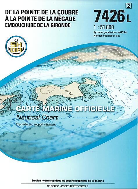 EPSHOM - 7426L DE LA POINTE DE LA COUBRE