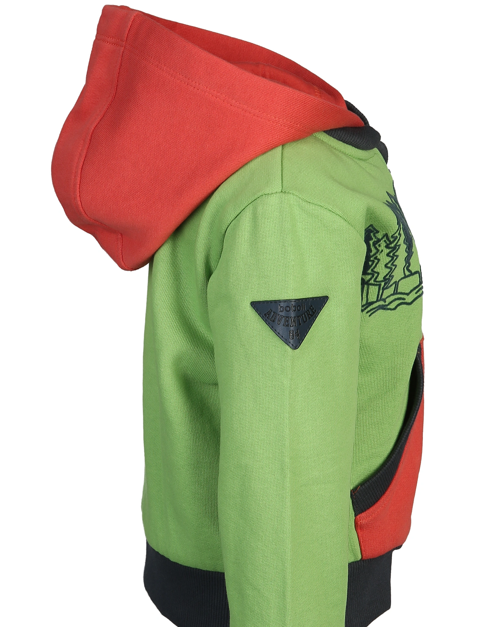 Kapuzen-Sweatjacke WOODLAND in olive