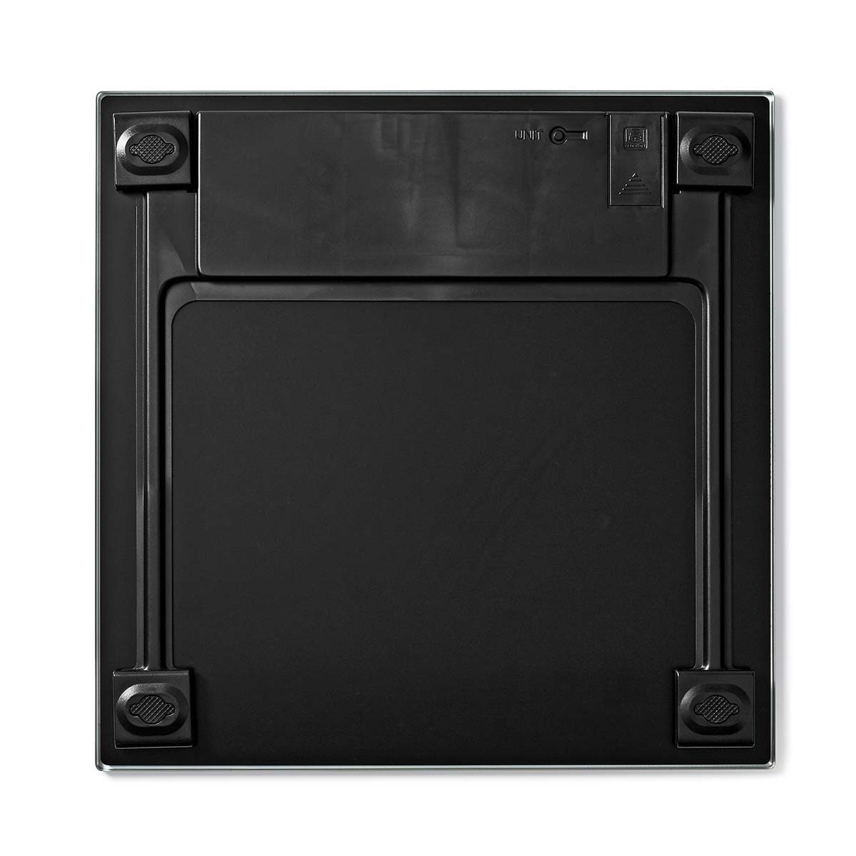 Nedis Personvekt | Digital | Sort | Herdet Glass | Maksimal vekttrykk: 150 kg