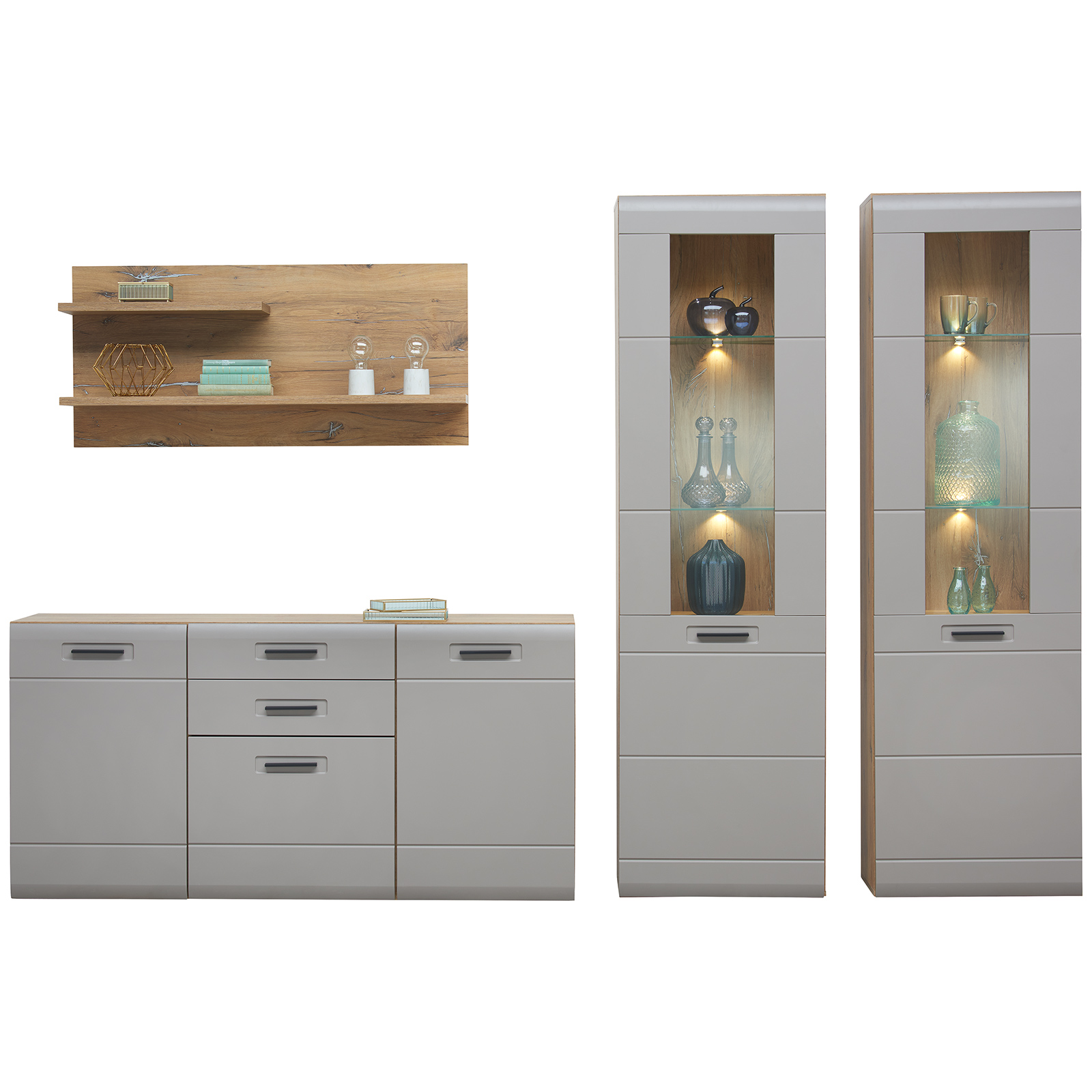 Luca Bessoni Wandpaneel AURIS - Flagstaff Eiche - 120 cm