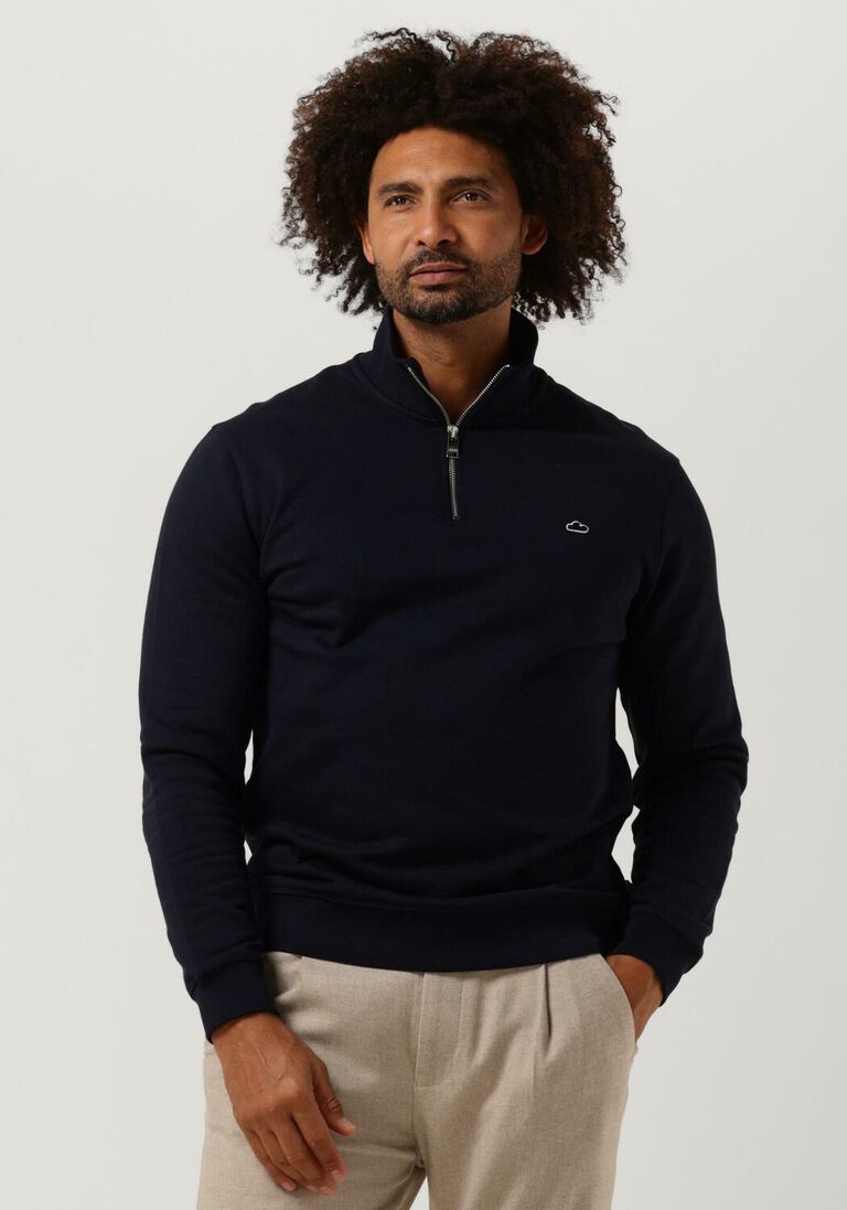 THE GOODPEOPLE donkerblauwe the goodpeople sweater lucca