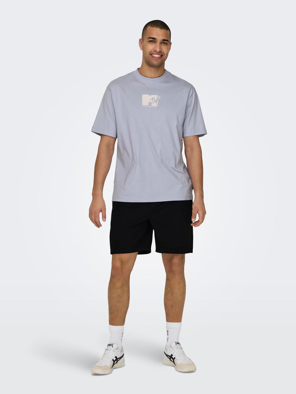 ONSMTV T-shirt Icelandic Blue