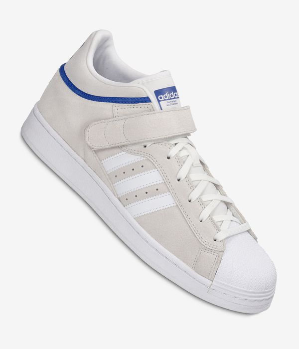 adidas Skateboarding Pro Shell ADV Schuh (crystal white white team royal b)