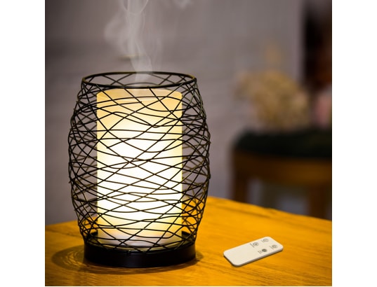 ZEN AROME - Diffuseur d'huiles essentielles avec télécommande et eclaira...