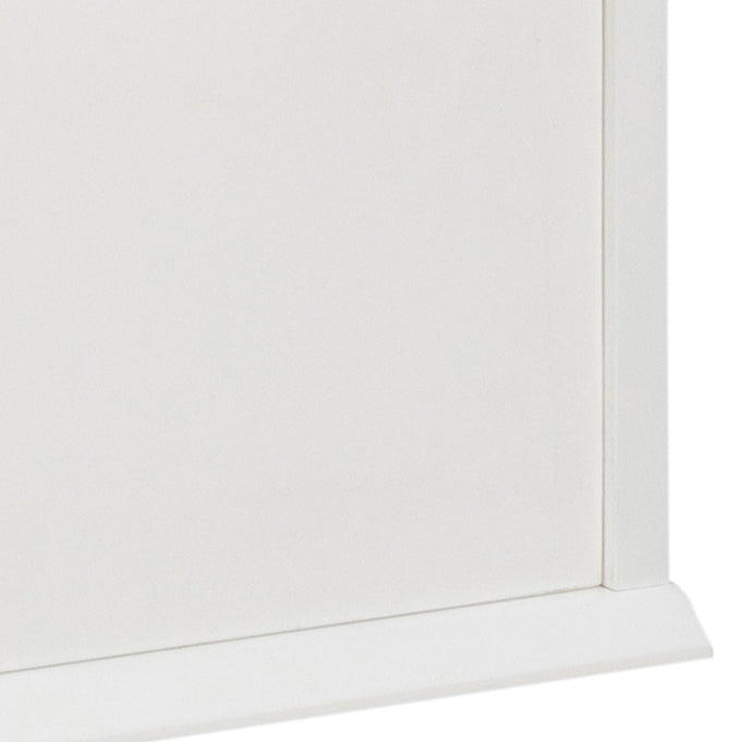 Elmira Nachtkastje - 40 x 30 cm - Wit Met Eiken Poten