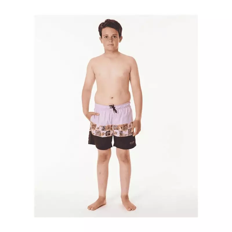 BoardShort junior RIPCURL Pure Surf Block Volley -Boy Lilac