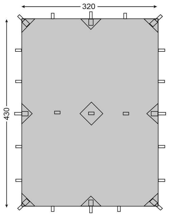 Voss 14 PU Tarp