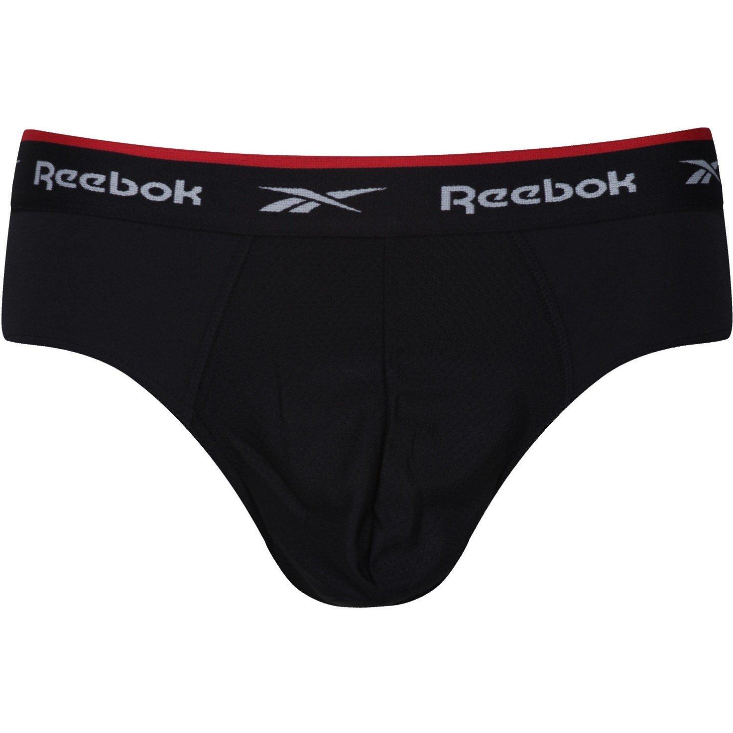 Reebok 3 Pack Wiggins Briefs Mens