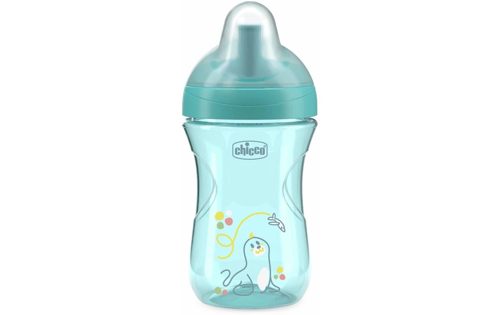 Kindertrinkbecher Advanced Cup Blau - 12m+Trinkflasche