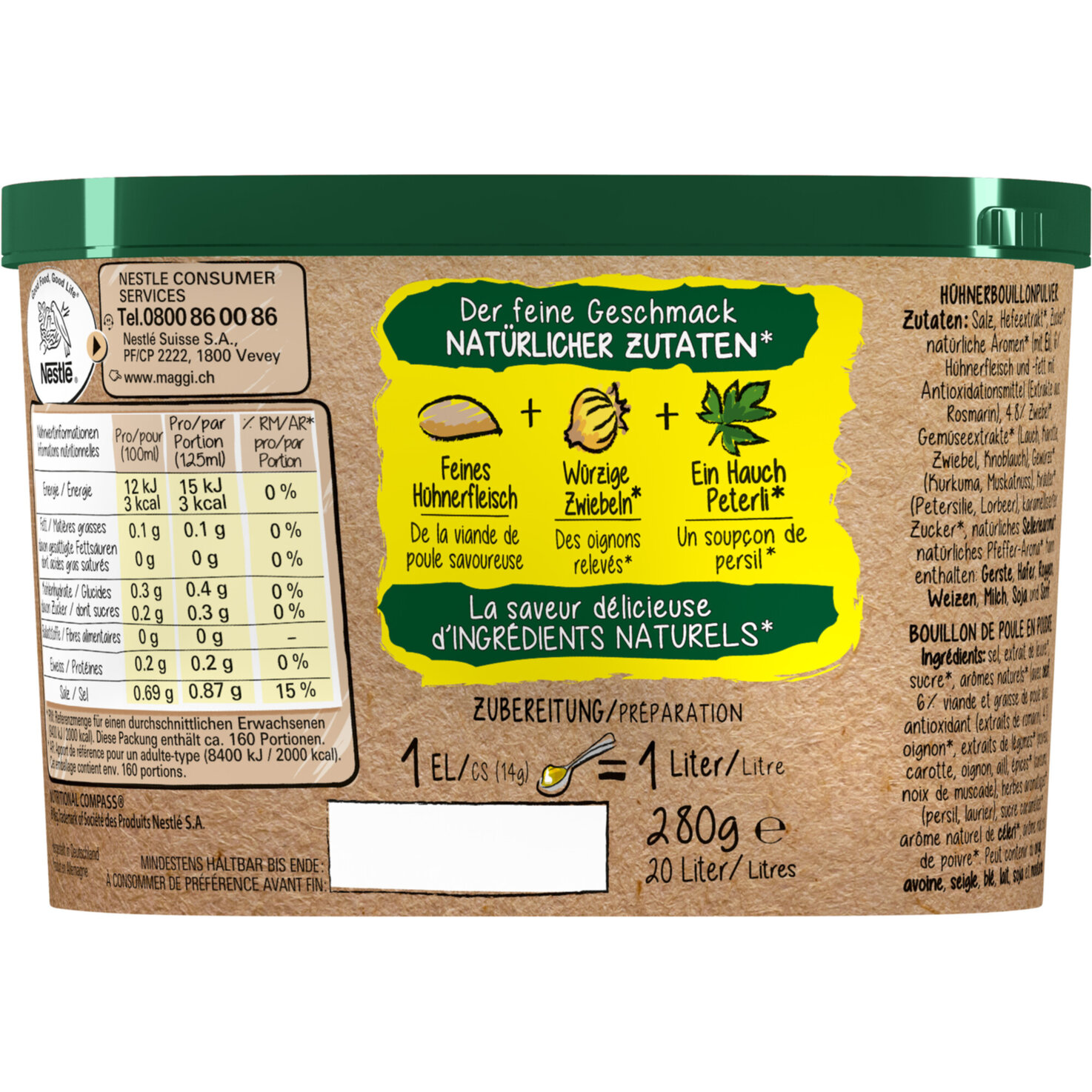 Maggi Natural Hühnerbouillon