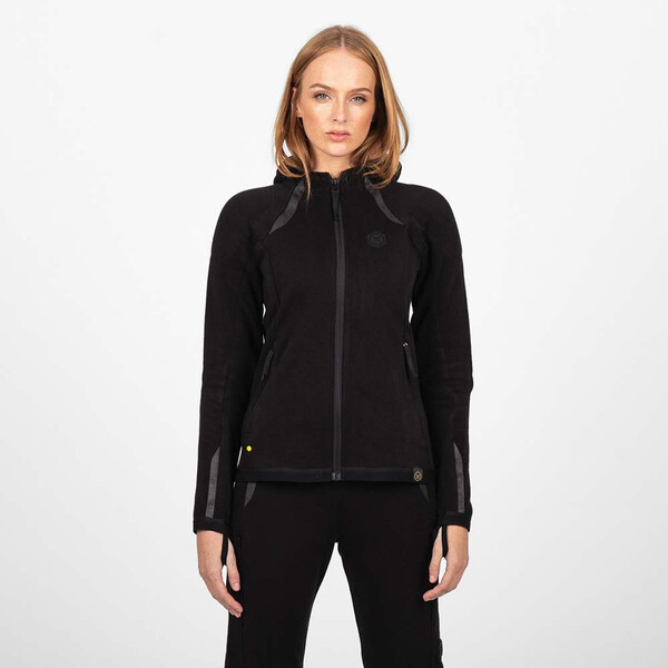 knox - Sweat zippé femme Shield Noir