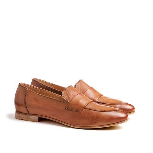 Lloyd Slipper Loafers, Cognac, 40.5