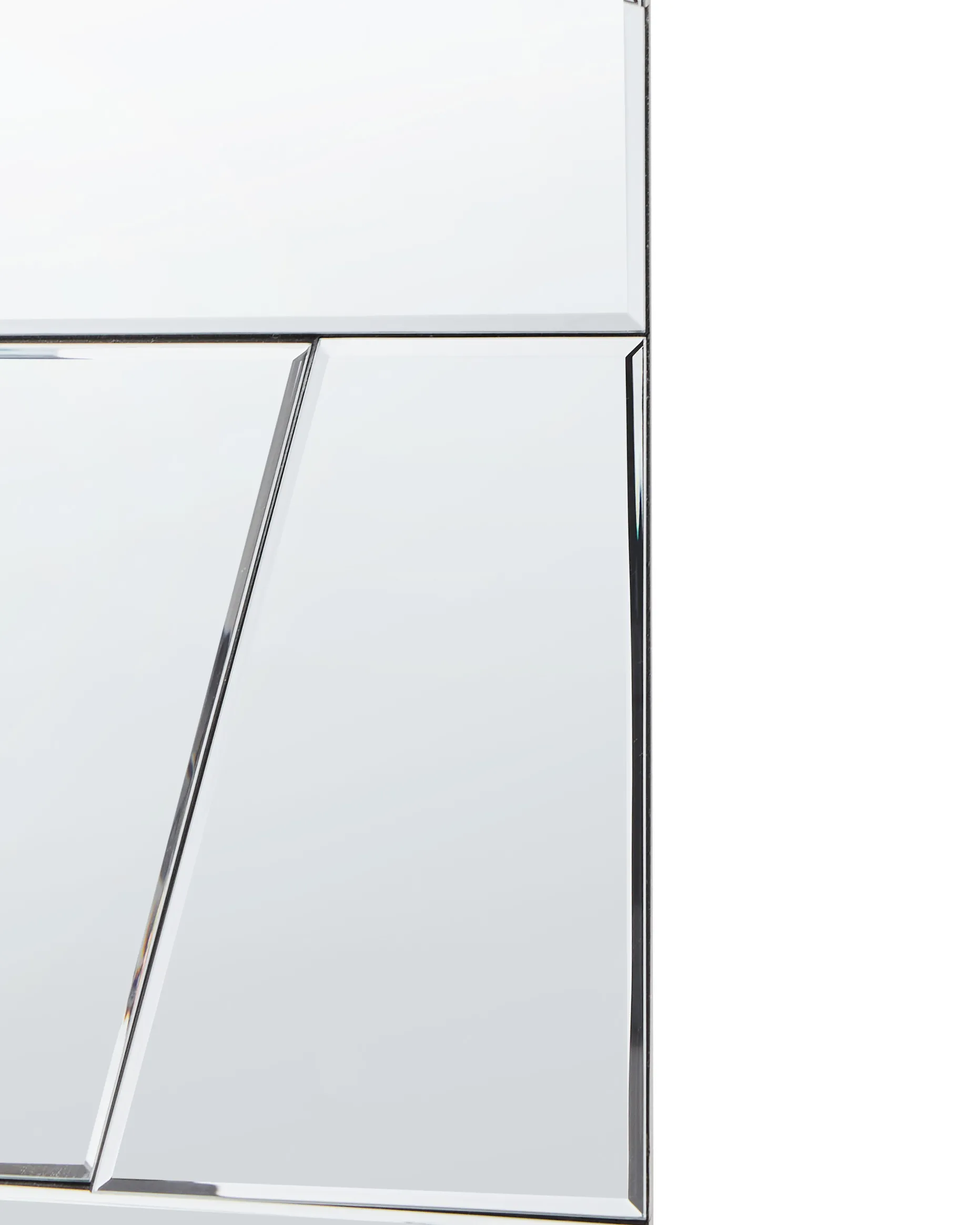Wandspiegel ANCEMONT 80 cm 80 cm Zilver