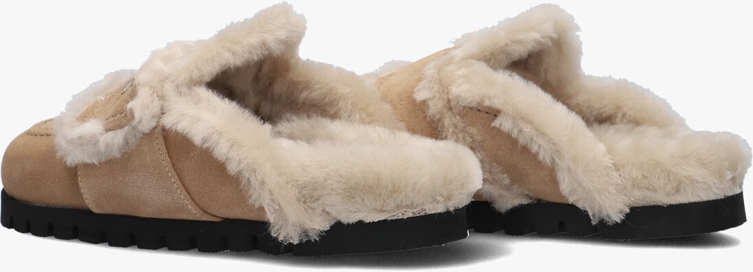 beige nubikk instappers teddy fur