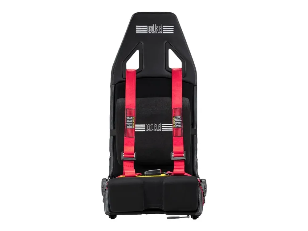 Next Level Racing - Spillestol - ergonomisk - vippe - polyuretan-læder, ruskind