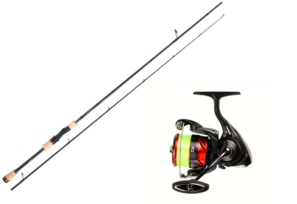 Shimano Sahara Spinning Cork 9´10 7-35g/Daiwa 23 Ninja Lt - Pre-Spooled 3000-C