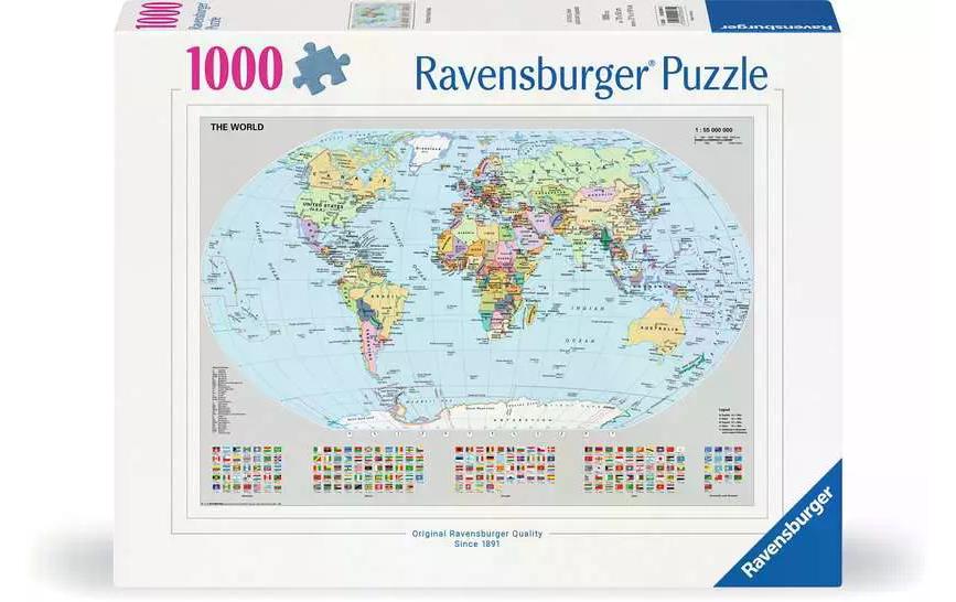 Puzzle Politische WeltkarteKlassisches Puzzle