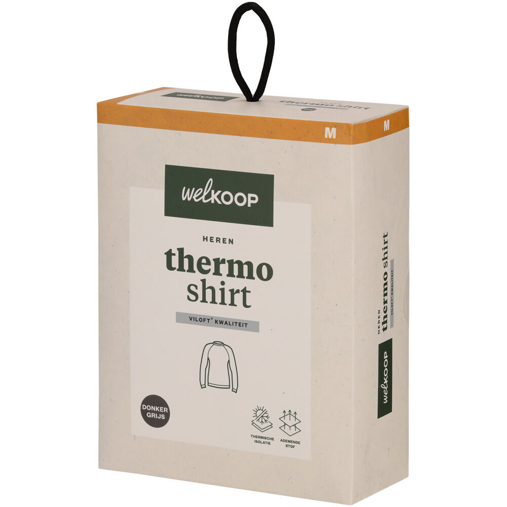 Welkoop - Thermoshirt - Antraciet - M
