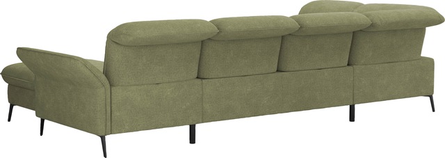 sit&more Wohnlandschaft »Emely, inkl. Sitztiefenverstellung« wahlweise mit Bettfunktion,Bettkasten,Kopf- & Armteilverstellung