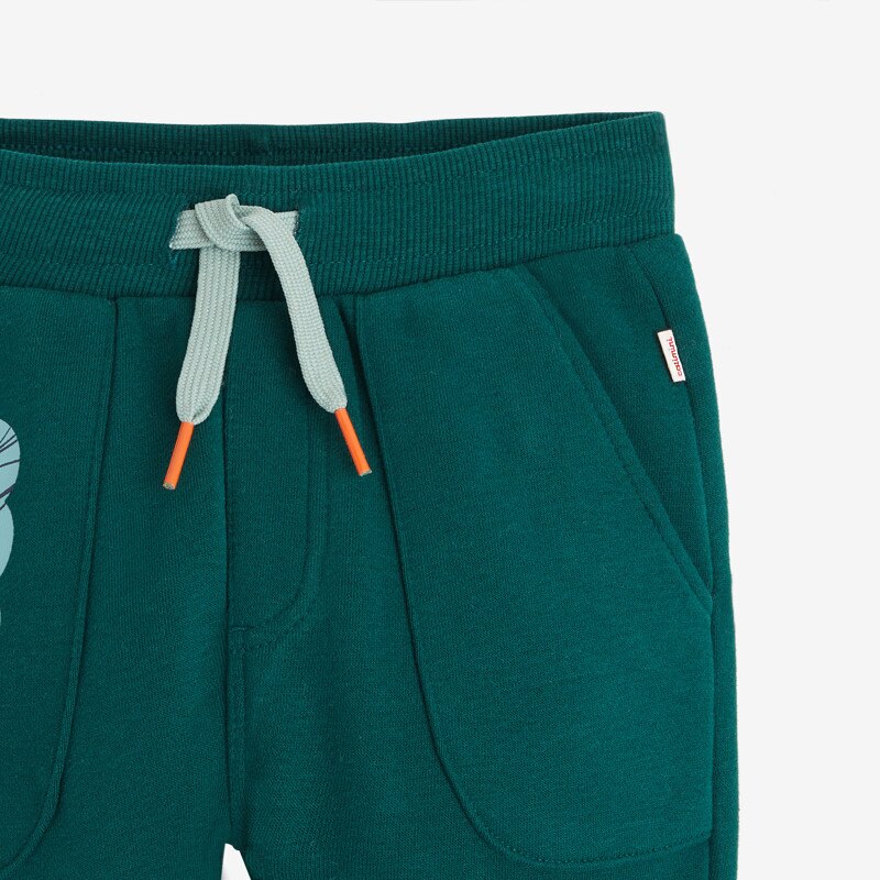 Jogging bébé garçon vert en coton recyclé Catimini Vert