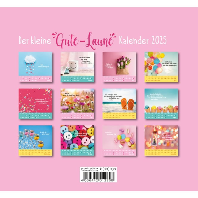 Mini-Kalender 2025 - Der kleine Gute-Laune Kalender