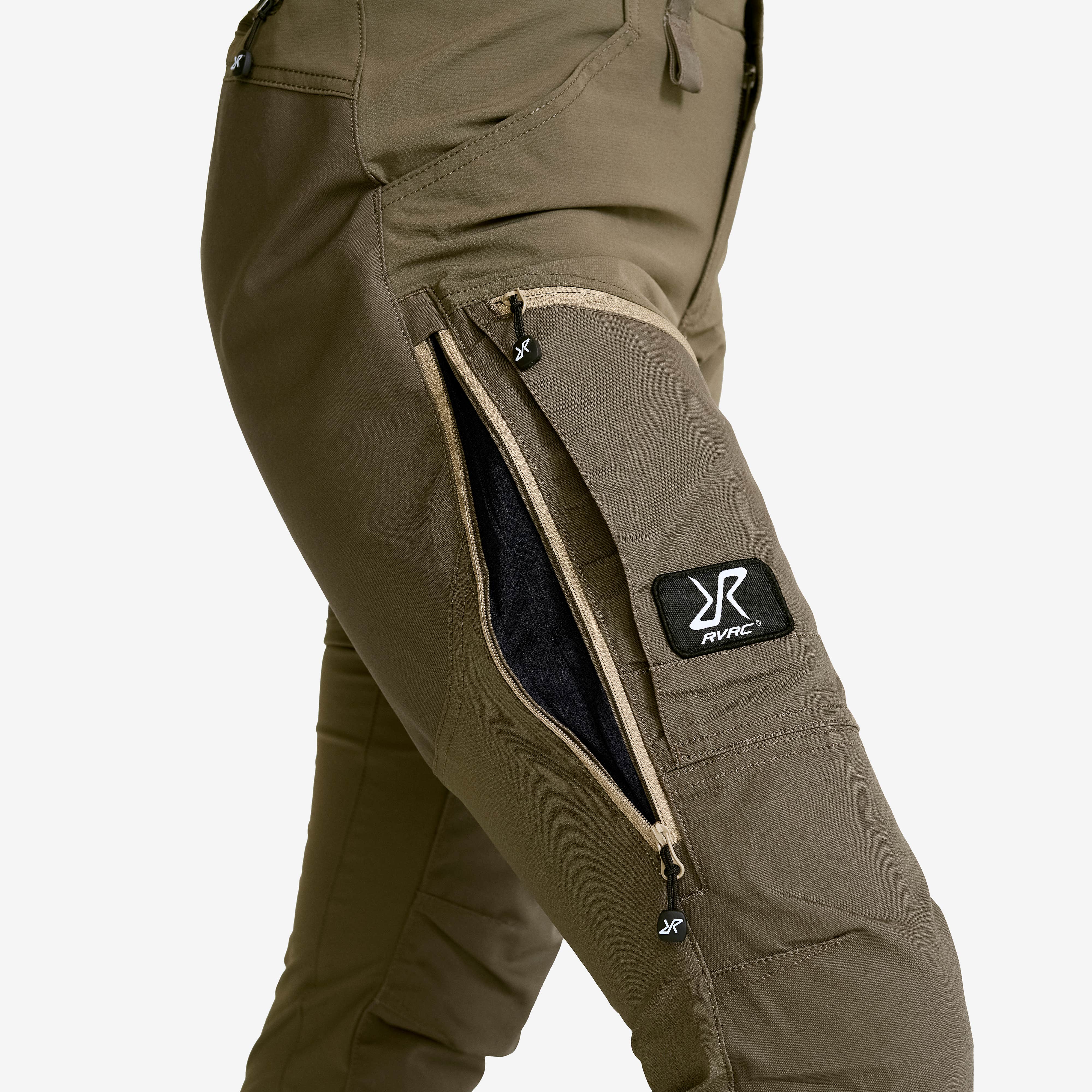 RVRC GP Pro Pants Dame Light Moss Gray