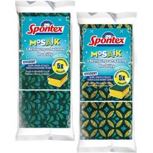 Éponge Mosaik, pack de 3, assorti