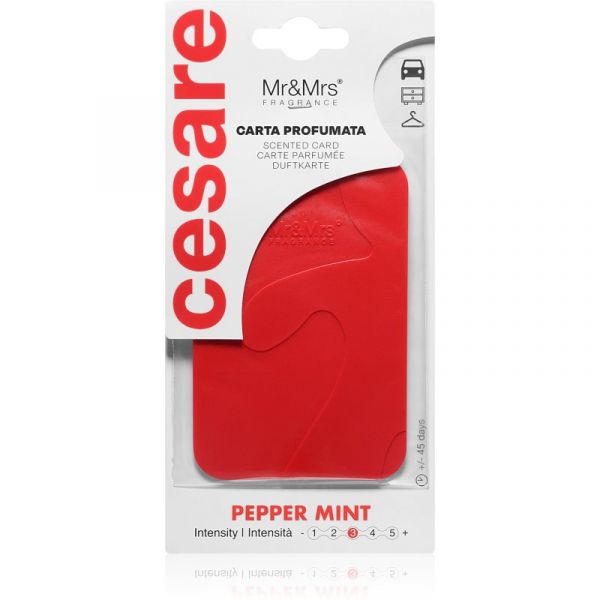 Mr & Mrs Fragrance Cesare Peppermint Cartão Perfumado