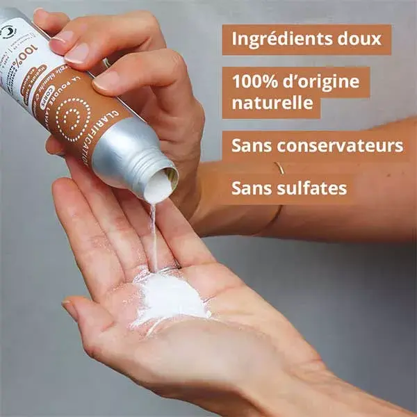 Pó de limpeza natural Clarification com aveia orgânica e ácido hialurônico 40g