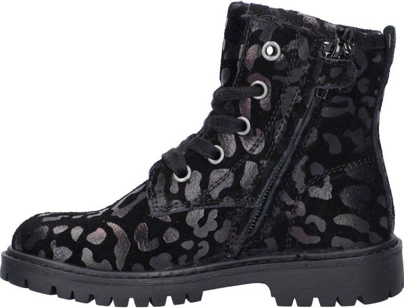 Nelson - Kids - Veterboots - Suède - Panterprint - Gevoerd met Fake Fur